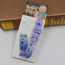 Load image into Gallery viewer, Baby Teether Pacifier Clip Chain Polyester Clip Pacifier Holder Braided Clip Nipple Holder Soother Chain For Infant Baby Feeding