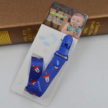 Load image into Gallery viewer, Baby Teether Pacifier Clip Chain Polyester Clip Pacifier Holder Braided Clip Nipple Holder Soother Chain For Infant Baby Feeding