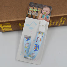 Load image into Gallery viewer, Baby Teether Pacifier Clip Chain Polyester Clip Pacifier Holder Braided Clip Nipple Holder Soother Chain For Infant Baby Feeding