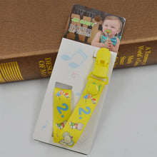 Load image into Gallery viewer, Baby Teether Pacifier Clip Chain Polyester Clip Pacifier Holder Braided Clip Nipple Holder Soother Chain For Infant Baby Feeding