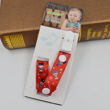Load image into Gallery viewer, Baby Teether Pacifier Clip Chain Polyester Clip Pacifier Holder Braided Clip Nipple Holder Soother Chain For Infant Baby Feeding
