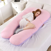 Load image into Gallery viewer, Pregnancy pillow Support Pillow For Pregnant Women Body Cotton Pillowcase U Shape Maternity Pillows Pregnancy Side Sleepers
