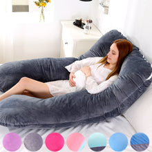 Load image into Gallery viewer, 116x65cm Pregnant pillow for pregnant women cushion for pregnant cushions of pregnancy maternity support breastfeeding for sleep
