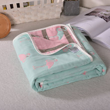 Load image into Gallery viewer, Spring And Summer baby Quilt 2019 New Double Printed Cool Washable Single Air-conditioned Quilt 110*110cm 100% cotton
