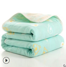 Load image into Gallery viewer, Spring And Summer baby Quilt 2019 New Double Printed Cool Washable Single Air-conditioned Quilt 110*110cm 100% cotton
