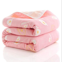 Load image into Gallery viewer, Spring And Summer baby Quilt 2019 New Double Printed Cool Washable Single Air-conditioned Quilt 110*110cm 100% cotton
