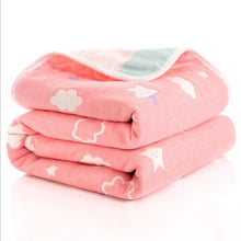 Load image into Gallery viewer, Spring And Summer baby Quilt 2019 New Double Printed Cool Washable Single Air-conditioned Quilt 110*110cm 100% cotton
