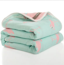 Load image into Gallery viewer, Spring And Summer baby Quilt 2019 New Double Printed Cool Washable Single Air-conditioned Quilt 110*110cm 100% cotton
