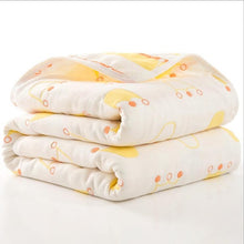 Load image into Gallery viewer, Spring And Summer baby Quilt 2019 New Double Printed Cool Washable Single Air-conditioned Quilt 110*110cm 100% cotton
