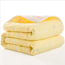 Load image into Gallery viewer, Spring And Summer baby Quilt 2019 New Double Printed Cool Washable Single Air-conditioned Quilt 110*110cm 100% cotton
