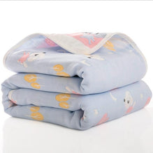 Load image into Gallery viewer, Spring And Summer baby Quilt 2019 New Double Printed Cool Washable Single Air-conditioned Quilt 110*110cm 100% cotton

