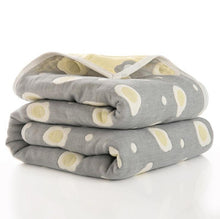 Load image into Gallery viewer, Spring And Summer baby Quilt 2019 New Double Printed Cool Washable Single Air-conditioned Quilt 110*110cm 100% cotton
