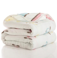 Load image into Gallery viewer, Spring And Summer baby Quilt 2019 New Double Printed Cool Washable Single Air-conditioned Quilt 110*110cm 100% cotton
