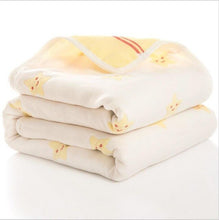 Load image into Gallery viewer, Spring And Summer baby Quilt 2019 New Double Printed Cool Washable Single Air-conditioned Quilt 110*110cm 100% cotton
