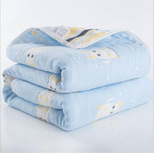 Load image into Gallery viewer, Spring And Summer baby Quilt 2019 New Double Printed Cool Washable Single Air-conditioned Quilt 110*110cm 100% cotton
