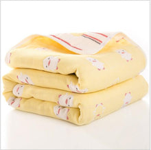 Load image into Gallery viewer, Spring And Summer baby Quilt 2019 New Double Printed Cool Washable Single Air-conditioned Quilt 110*110cm 100% cotton
