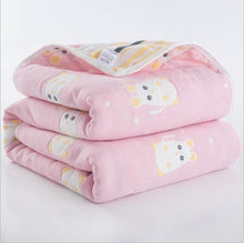 Load image into Gallery viewer, Spring And Summer baby Quilt 2019 New Double Printed Cool Washable Single Air-conditioned Quilt 110*110cm 100% cotton
