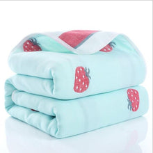 Load image into Gallery viewer, Spring And Summer baby Quilt 2019 New Double Printed Cool Washable Single Air-conditioned Quilt 110*110cm 100% cotton
