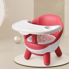 Load image into Gallery viewer, Kids Dining Chair With Plate Baby Eating Table Baby Chair Dining Table Back Call Called Chair Baby Plastic Stool
