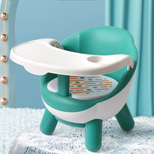 Load image into Gallery viewer, Kids Dining Chair With Plate Baby Eating Table Baby Chair Dining Table Back Call Called Chair Baby Plastic Stool
